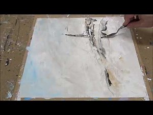 demostración de pintura Abstracta para principiantes / Acrílicos / Espátula / PE - 03