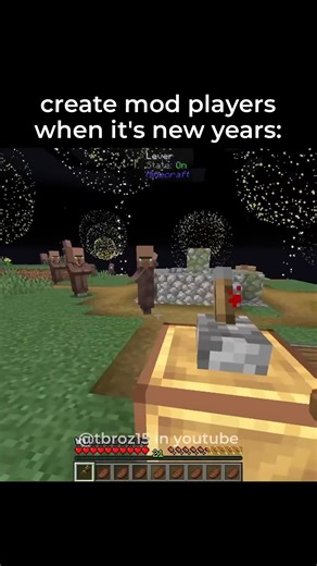 Minecraft Create Mod Players when it's New Years be like #minecraft #minecraftmemes #minecraftbuilds #minecraftpe #minecraftmods | Life is Game