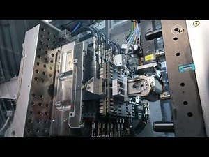 Luer Lock production with electric and tie-bar-less victory electric injection moulding machine