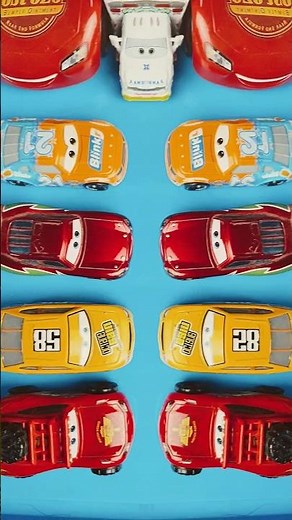 shu Todoroki lightning McQueen Jackson storm doc Hudson pushing cars