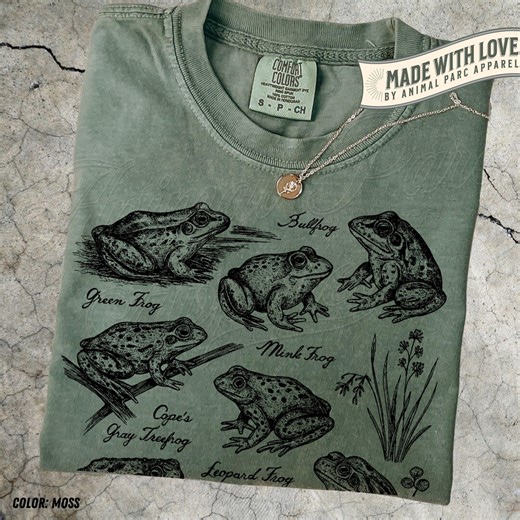 Frog Shirt Zoology Vintage Tee, Cottagecore Graphic Tee Frogcore, Gift Frog Lover Animal Graphic Tee, Toad Biology Teacher Shirt, Cute Frogs - Etsy