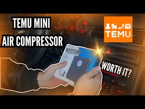 8.99€ Mini Air Compressor From Temu – was it worth it?