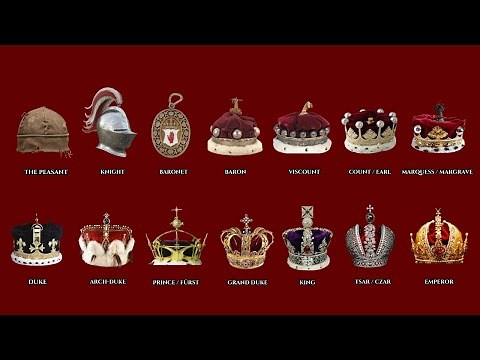 Every European Noble Title RANKED from Peasant to Emperor