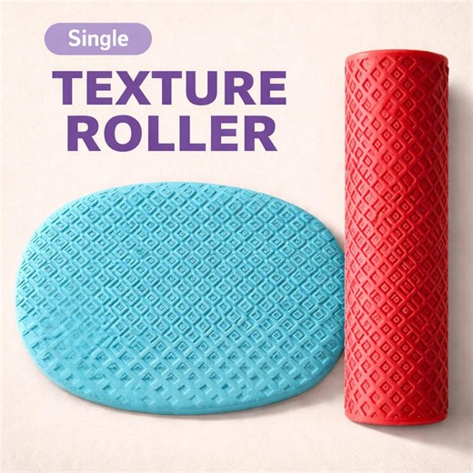 Diamond Texture Roller for Polymer Clay – Geometric Pattern Clay Roller – Seamless Embossing Tool – 3D Printed Craft Tool - Etsy