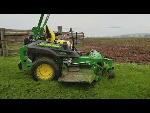 New John Deere z970R with a 7-iron Pro 60
