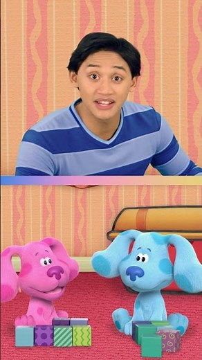 Blue and Magenta Build Blocks With YOU! 🧸 | Blue's Clues & You! #Shorts