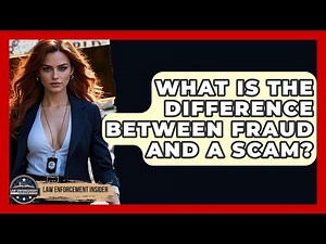What Is The Difference Between Fraud And A Scam? - Law Enforcement Insider
