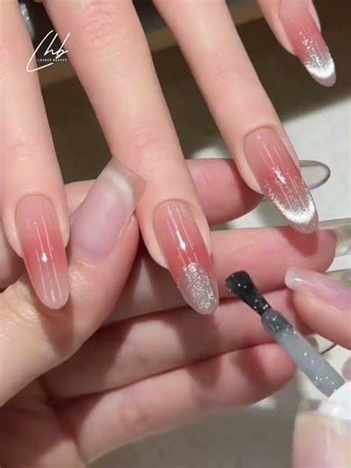 Rhinestone Cat Eye Nail Tutorial | Dreamy Design