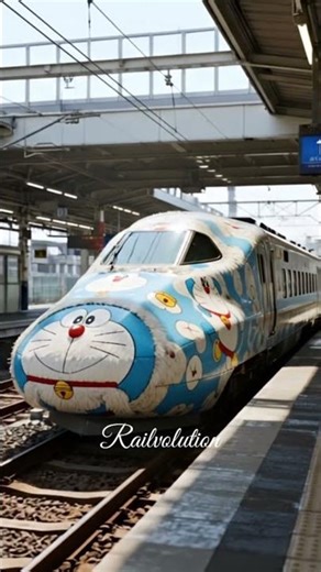 Doraemon's fast train is ready to take you to your destination