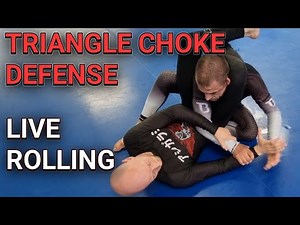 No Gi King's Gambit - Triangle Choke Defense Live Rolls