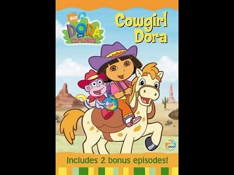 Dora The Explorer:Cowgirl Dora 2003 DVD Menu Walkthrough