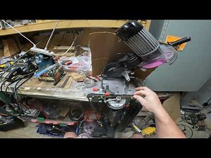 Grinding chain on 511A Oregon professional chainsaw chain grinder