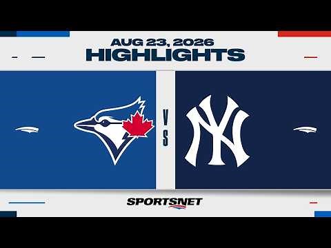 MLB Highlights | Blue Jays vs. Yankees - August 23, 2026