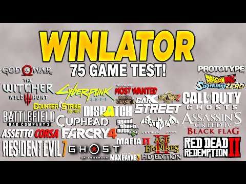 Winlator Playable 75 Game Test Snapdragon 8 Gen2 Samsung S23 Ultra