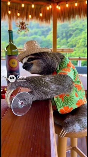 Drunk sloth