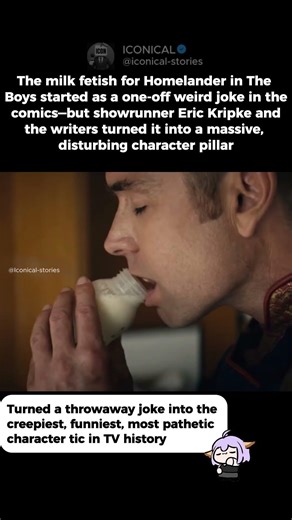 The milk fetish for Homelander in The Boys started as a one-off weird joke in the comics