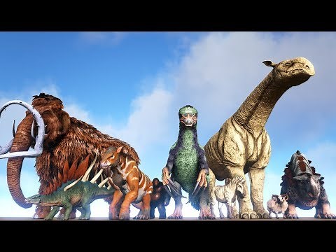 ALL HERBIVORES BATTLE ROYALE (Free For All) | ARK: Survival Evolved | Cantex