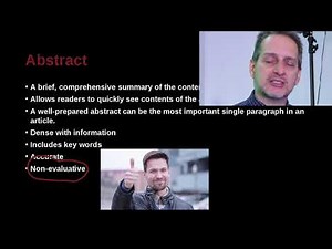 Research Writing APA/MLA Unit 1.4 The Abstract