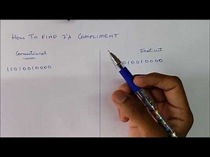How to find 2;s complement (Fastest Way!)