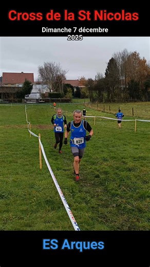 Cross de la Saint Nicolas à Saint Martin lez Tatinghem ce dimanche 7 décembre Bravo à tous ! Sur la course féminine de 4,5 km : Elisabeth Lacressonnière, 11e au scratch et 1ère M3F 🥇 Valérie Baert, 20e au scratch et 3e M4F 🥉 Sur la course masculine de 6 km : Jean-Louis Dacquin, 15e au scratch et 2e M0M 🥈 Sébastien Evrard, 16e au scratch et 3e M3M 🥉 Robin Evrard, 19e au scratch et 3e ESM 🥉 Amar Laouer, 21e au scratch et 1er M4M 🥇 Julien Hocquette, 28e au scratch et 4e M0M Timothée Fouré, 32