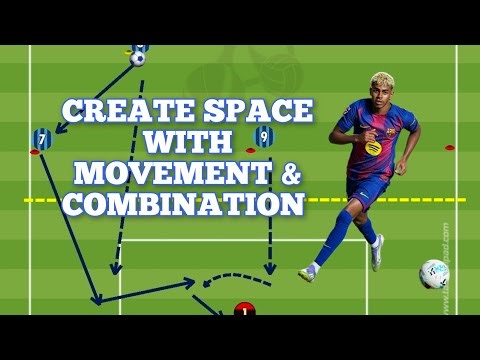 The Secret to Creating Space Like a Pro | Football Training #coachingoaching