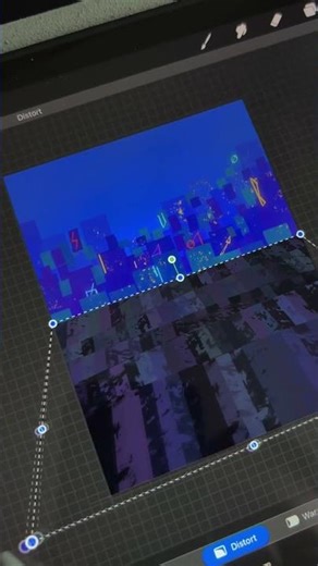 Creating a moody cityscape from scratch #digitalart #illustration #arttutorial