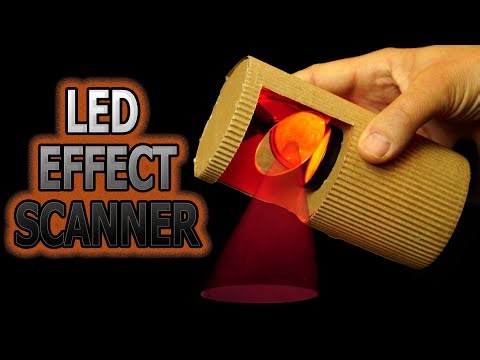 Moving Light - Beam scanner | How to make an absolutely amazing light at home