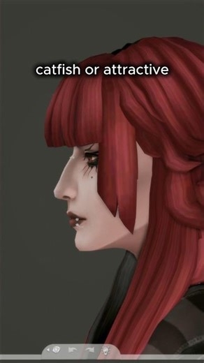 Catfish or Attractive? 🤨 EASY Mode #shorts #sims4