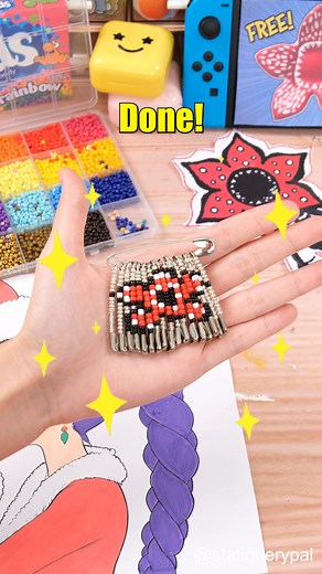 22K views · 269 reactions | DIY Stranger Things Demogorgon Keychain!...