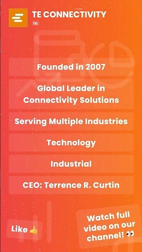 TE Connectivity: Powering the Connected World