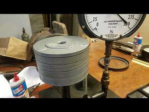 Dead Weight Testing Steam Pressure Gauges for J&L 58