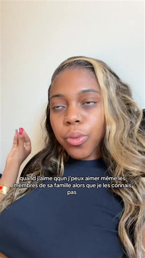 Quand j’aime quelqu’un je peux aimer sa famille aussi