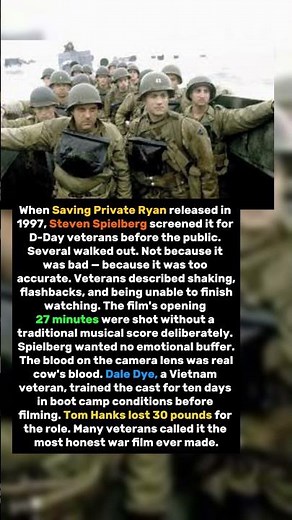 This Is What Real D-Day Survivors Said When They Watched Saving Private Ryan For The First Time