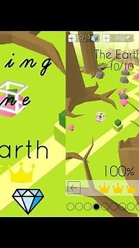 Dancing Line - Level 4 - The Earth - 100%, All gems, All Crowns ! ( Android )