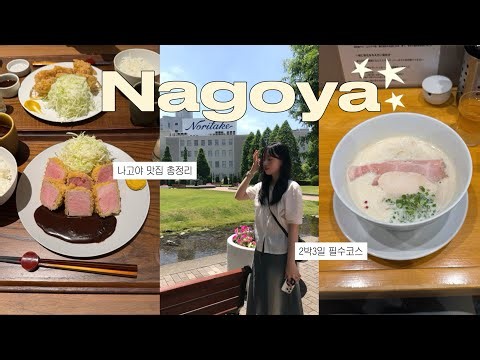 먹다가 온 나고야 여행 브이로그🇯🇵 웨이팅 없는 현지인 맛집 추천.:*☆ | 나고야역 느좋 카페🍧 | 사카에역 1분 거리 호텔