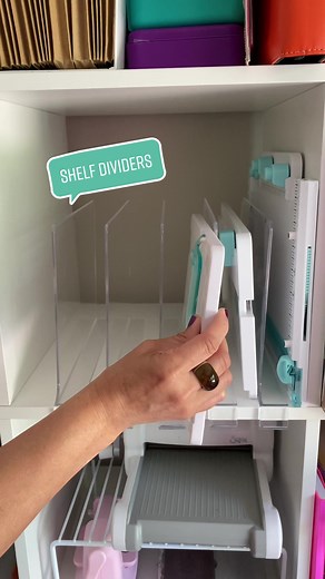 IKEA Cube Shelf Dividers for Organized Craft Rooms
