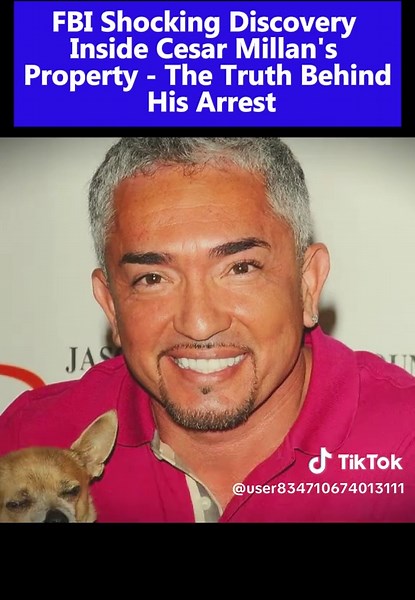 FBI Shocking Discovery Inside Cesar Millan's Property - The Truth Behind His Arrest#news #olebrandselect #celebrity