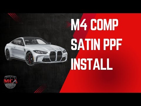 2024 BMW M4 Competition Satin PPF Installation - Live Tutorial