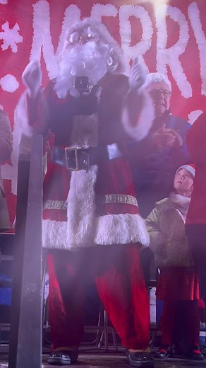Santa's got moves! #santa #santadance #Dungarvan | Big Switch On