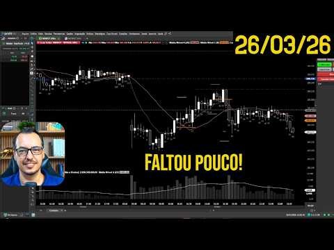 ALMOST HIT THE TARGET… BUT MISSED! Reading saved the trade 🧠 TRADING DIARY 03/26/26