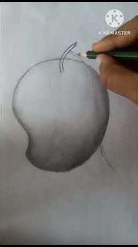 mango 🥭 drawing | आम का चित्र कैसे बनाये | #mangosketch #fruit #art #shorts #ytshorts #youtube