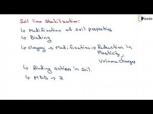 Different Methods of Soil Stabilization Video Lecture | Civil Engineering Optional for UPSC