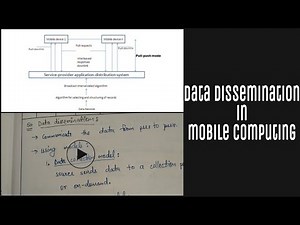Data dissemination in mobile computing | What is data dissemination?
