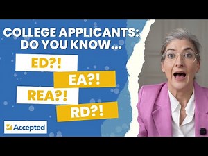 Early Decision vs. Early Action vs. Regular Decision Explained!