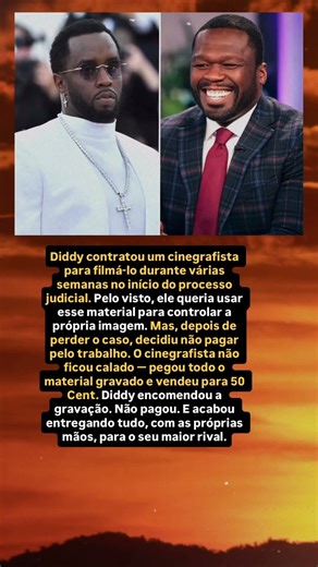 Diddy deu um presente ao 50 Cent com as próprias mãos