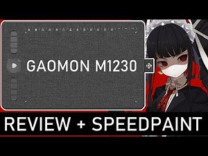GAOMON New Release M1230 Pen Tablet Review + Speedpaint