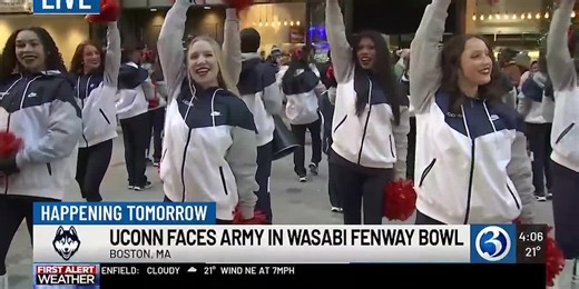 UConn football team preparing for second straight Wasabi Fenway Bowl appearance against Army