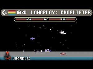 Choplifter C64 Longplay [146] Full Playthrough / Walkthrough (no commentary) #c64 #retrogaming