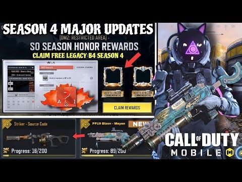 Season 4 Leaks | Upcoming Free Rewards | DMz Mode Free Rewards | Elite Mission 2026 Update Codm 2026