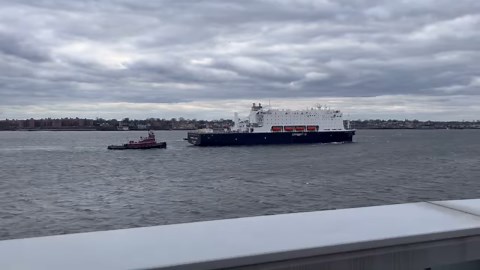 Empire State VII departs SUNY Maritime for winter sea term. #mariners #SUNYmaritime #winterseaterm | SUNY Maritime College